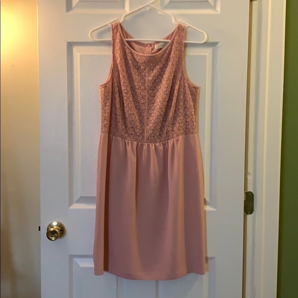 Pink Sleeveless loft dress